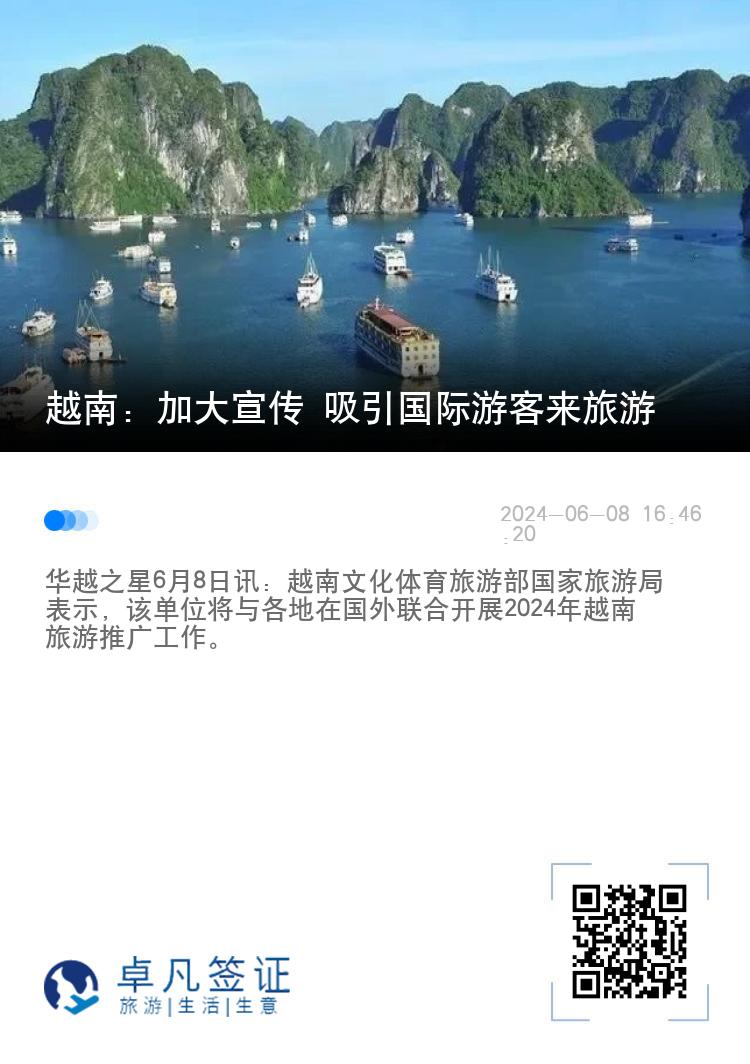 越南：加大宣传 吸引国际游客来旅游