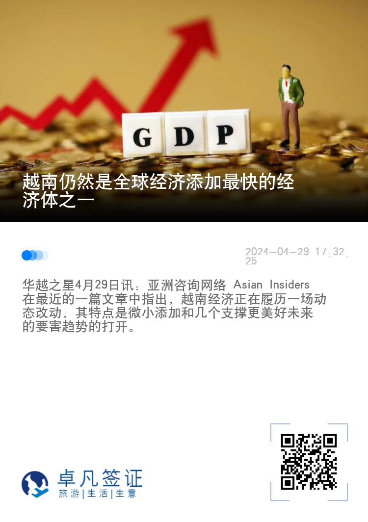 越南仍然是全球经济添加最快的经济体之一