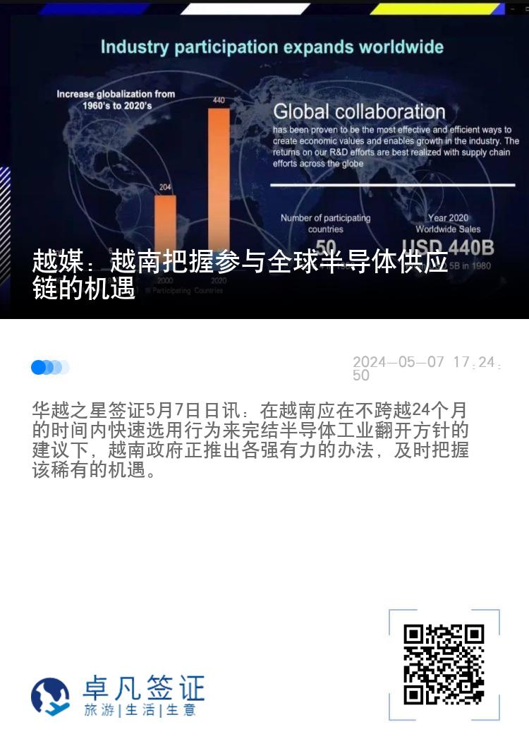 越媒：越南把握参与全球半导体供应链的机遇